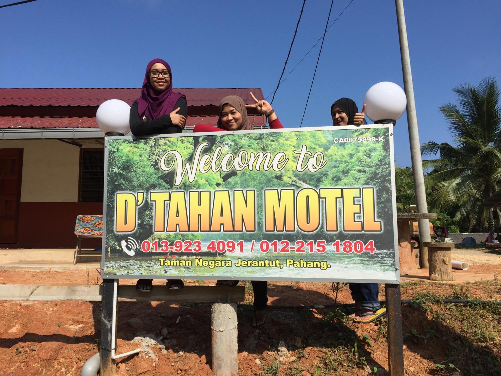 Dtahan Motel Taman Negara Куала-Тахан Экстерьер фото
